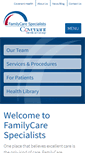Mobile Screenshot of famcarespecialists.com